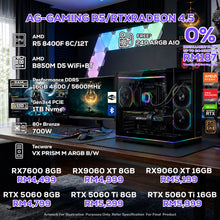 Load image into Gallery viewer, # DOTATECH AG-GAMING R5/RTXRADEON 4.5 PC GAMING PACKAGE / 16GB DDR5 / 1TB SSD / R5 8400F + GPU OPTION (S)