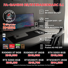 Load image into Gallery viewer, # DOTATECH FA-GAMING R5/RTXRADEONARC 3.1 - CUSTOM PC GAMING PACKAGE # R5 5500 + GPU Option(s)