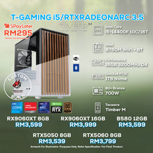 Load image into Gallery viewer, # DOTATECH T-GAMING i5/RTXRADEONARC 3.5 - CUSTOM PC GAMING PACKAGE # i5-14400F + GPU OPTION(S)