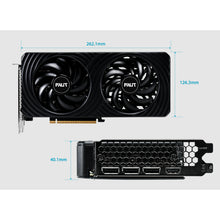 Load image into Gallery viewer, PALIT GeForce RTX 5060 Ti Dual 8GB GDDR7 2573MHz Boost 28Gbps 128bit 4608CC DX12 NVIDIA DLSS 4 NE7506T019P1-GB2062D
