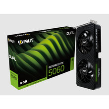 Load image into Gallery viewer, PALIT GeForce RTX 5060 Dual OC / Dual 8GB GDDR7 2497MHz Boost 28Gbps 128bit 3840CC DX12 DLSS 4 NE75060S19P1-GB2063D