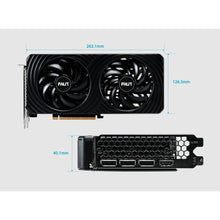 Load image into Gallery viewer, PALIT GeForce RTX 5060 Dual OC / Dual 8GB GDDR7 2497MHz Boost 28Gbps 128bit 3840CC DX12 DLSS 4 NE75060S19P1-GB2063D