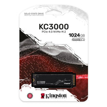 Load image into Gallery viewer, Kingston KC3000 PCIe 4.0 NVMe M.2 Solid State Drive SSD 512GB / 1024GB / 2048GB