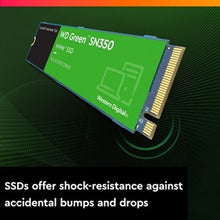 Load image into Gallery viewer, Western Digital WD Green SN350 PCIe Gen3 x4 NVMe M.2 2280 SSD 500GB / 1TB / 2TB