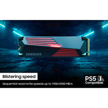 Load image into Gallery viewer, SAMSUNG 990 PRO SSD Series 1TB 2TB 4TB PCIe 4.0 NVMe Gen4 M.2 2280 SSD Performance Heatsink PS5 Ready / Non Heatsink