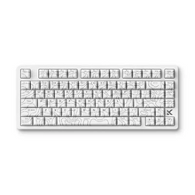 Load image into Gallery viewer, MCHOSE Jet75 Hall Effect Magnetic Switch Keyboard Kailh Magnetic God Switch Topographic Black / White