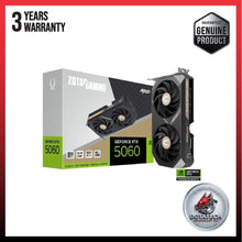 Load image into Gallery viewer, ZOTAC GAMING GeForce RTX 5060 AMP 8GB GDDR7 28Gbps 128bit PCIe5.0 DX12 NVIDIA DLSS 4 SFF Compact GPU ZT-B50600F-10M SFF