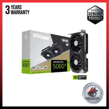 Load image into Gallery viewer, ZOTAC GAMING GeForce RTX 5060 Ti / Twin Edge / Twin Edge OC White Edition / 8GB / 16GB GDDR7 2602 MHz Dual Fan SFF-Ready