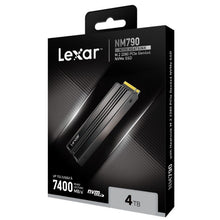 Load image into Gallery viewer, Lexar NM790 M.2 2280 PCIe Gen 4×4 NVMe Performance SSD 512GB / 1TB / 2TB / 4TB Read Write Up to 7400 MB/s 6500 MB/s