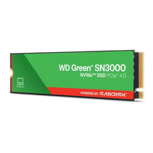 Load image into Gallery viewer, WD Green SN3000 1TB NVMe Gen4 M.2 2280 SSD / Up to 5000MB/s Sequential Read