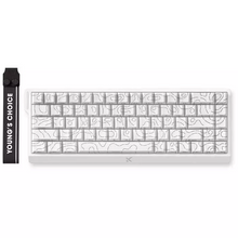 Load image into Gallery viewer, MCHOSE Ace68 Hall Effect Magnetic Keyboard TTC Dragon Lord Magetic Switch Topographic Black / White