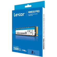 Load image into Gallery viewer, Lexar NM610 PRO 500GB 1TB 2TB M.2 2280 PCIe Gen3x4 NVMe SSD Read 3300MB/s Write 2600MB/s GAMING PERFORMANCE PC LAPTOP