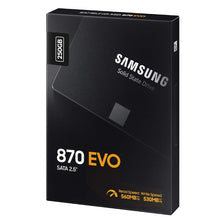 Load image into Gallery viewer, SAMSUNG 870 EVO SATA III 2.5" V-NAND Internal SSD / 250GB / 500GB / 1TB