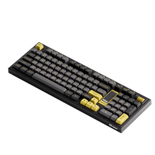 Load image into Gallery viewer, Akko Black & Gold 5098B Multi Modes Hot-Swappable RGB Mechanical Gaming Keyboard With TFT LCD Screen