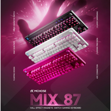 Load image into Gallery viewer, MCHOSE Mix87 Hall Effect Magnetic Switch Gaming Keyboard / Mount Tai Magnetic Switch GT