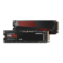 Load image into Gallery viewer, SAMSUNG 990 PRO SSD Series 1TB 2TB 4TB PCIe 4.0 NVMe Gen4 M.2 2280 SSD Performance Heatsink PS5 Ready / Non Heatsink
