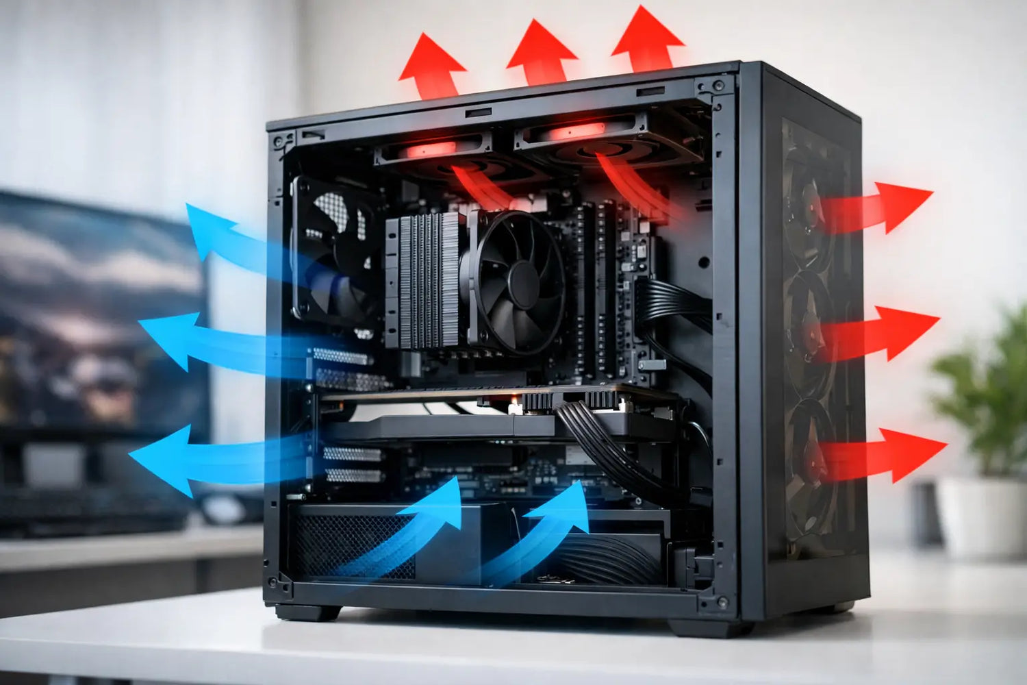 Computer Case Airflow Guide for Cooler PCs