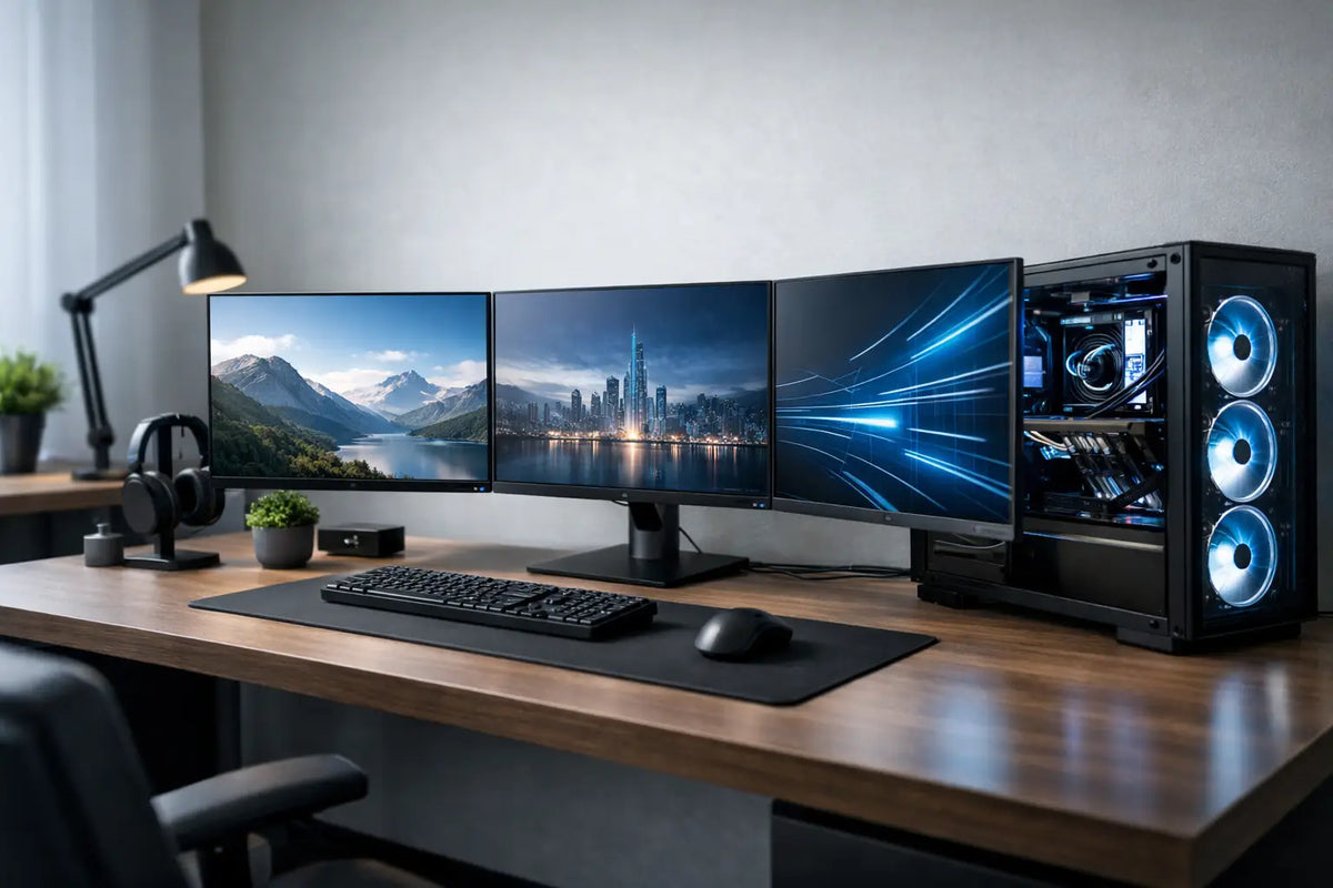 Triple Monitor Build That Gets the Desk and PC Right