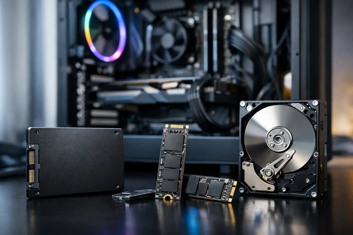 Choosing Gaming PC Storage for Speed and Space