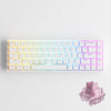 Akko 3068S Shine-through BLACK / WHITE ASA Fully Assembled Hot-Swap Keyboard Akko CS Jelly Pink