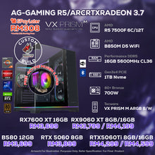 Load image into Gallery viewer, # DOTATECH AG-GAMING R5/ARCRTXRADEON 3.7 - CUSTOM PC GAMING PACKAGE #  R5 7500F + GPU Option(s)
