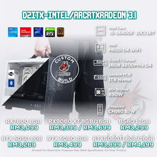 Load image into Gallery viewer, # DOTATECH D2ITX-INTEL/ARCRTXRADEON 3.1 - CUSTOM PC GAMING PACKAGE #  i5-14400F + GPU Option(s)
