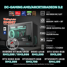 Load image into Gallery viewer, # DOTATECH DC-GAMING AMD/ARCRTXRADEON 3.2  - CUSTOM PC GAMING PACKAGE # R5 5500 + GPU Option (s)
