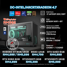 Load image into Gallery viewer, # DOTATECH  DC-INTEL/ARCRTXRADEON 4.7 - CUSTOM PC GAMING PACKAGE # i7-14700F + GPU Option(s)
