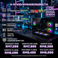 DOTATECH D-G7X3D/NVRADEON126G 7.3 - PC GAMING PACKAGE / 16GB DDR5 / 1TB SSD / R7 7800X3D + GPU OPTION(S)