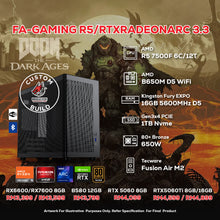 Load image into Gallery viewer, # DOTATECH FA-GAMING R5/RTXRADEONARC 3.3 - CUSTOM PC GAMING PACKAGE # R5 7500F + GPU Option (s)
