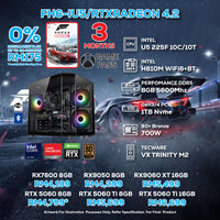 DOTATECH FH6-IU5/RTXRADEON 4.2 PC GAMING PACKAGE / 8GB DDR5 / 1TB SSD / U5 225F + GPU OPTIONS