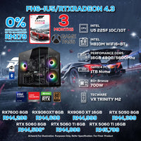 DOTATECH FH6-IU5/RTXRADEON 4.3 PC GAMING PACKAGE / 16GB DDR5 / 1TB SSD / U5 225F + GPU OPTIONS
