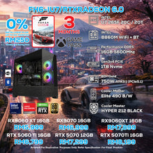 Load image into Gallery viewer, # DOTATECH FH6-IU7/RTXRADEON 6.0 PC GAMING PACKAGE / 16GB DDR5 / 1TB SSD / U7 265F + GPU OPTIONS
