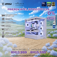 DOTATECH FRIEREN iNTEL/RTX5070Ti 13.9 PC GAMING PACKAGE / 32GB DDR5 / 1TB SSD RTX 5070 Ti 16GB + CPU Option(s)