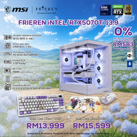 DOTATECH FRIEREN iNTEL/RTX5070Ti 13.9 PC GAMING PACKAGE / 32GB DDR5 / 1TB SSD RTX 5070 Ti 16GB + CPU Option(s)