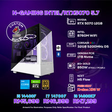 Load image into Gallery viewer, # DOTATECH N-GAMING INTEL/RTX5070 5.7 - CUSTOM PC GAMING PACKAGE # CPU Option(s) + RTX 5070 12GB
