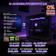Load image into Gallery viewer, # N-GAMING N-AMDX3D/RTX5070Ti 8.2 PC GAMING PACKAGE / 16GB DDR5 / 1TB SSD / RTX 5070 Ti 16GB + CPU OPTION(S)
