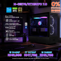 N-Gi579/RTX5070 7.0 PC GAMING PACKAGE / 16GB DDR5 / 1TB SSD / RTX 5070 12GB + CPU OPTIONS