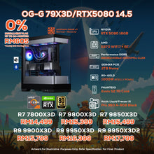 Load image into Gallery viewer, # DOTATECH OG-G 79X3D/RTX5080 14.5 PC GAMING PACKAGE / 48GB DDR5 / 2TB SSD / RTX 5080 16GB + CPU OPTION(S)
