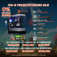 DOTATECH OG-G 79X3D/RTX5080 16.6 PC GAMING PACKAGE / 48GB DDR5 / 2TB SSD / RTX 5080 16GB + CPU OPTION(S)