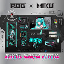 Load image into Gallery viewer, # DOTATECH x ASUS ROG x HATSUNE MIKU 25.3 - CUSTOM PC GAMING PACKAGE # RTX 5080 + CPU Options
