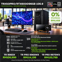 DOTATECH TRX50PRO/RTX600096GB 106.9 WORKSTATION PC PACKAGE 64GB DDR5 RDIMM / 2TB SSD / RTX PRO 6000 + CPU OPTIONS
