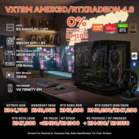 DOTATECH VXT2M AMDX3D/RTXRADEON 4.8 - PC GAMING PACKAGE / 16GB DDR5 / 1TB SSD / R5 8400F + GPU OPTION(S)