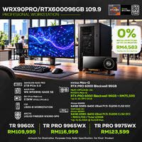 DOTATECH WRX90PRO/RTX600096GB 109.9 WORKSTATION PC PACKAGE 64GB DDR5 RDIMM / 2TB SSD / RTX PRO 6000 + CPU OPTIONS