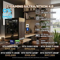 DOTATECH Z-GAMING iULTRA/RTXOSN 4.6 PC GAMING PACKAGE / 16GB DDR5 / 1TB SSD / U5 225F + GPU OPTIONS