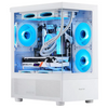 Segotep Endura 240S - mATX T.G PC Case With 3 x 120mm ARGB Fans Pre-Installed / BLACK / WHITE