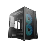 DeepCool CG590 MESH 2F Dual Chamber ATX PC Case With 2x Pre-Installed 160mm ARGB Front Fans BLACK