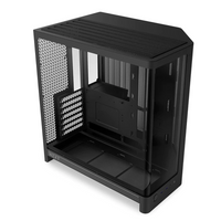 NZXT H6 / H6 RGB+ (2026) Compact Dual-Chamber ATX Mid-Tower Airflow Case With Curved Glass Black / White