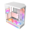 NZXT H6 / H6 RGB+ (2026) Compact Dual-Chamber ATX Mid-Tower Airflow Case With Curved Glass Black / White