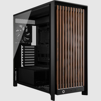 CORSAIR FRAME 5000D WOOD RS Modular Mid-Tower PC Case / Black Walnut / White Oak
